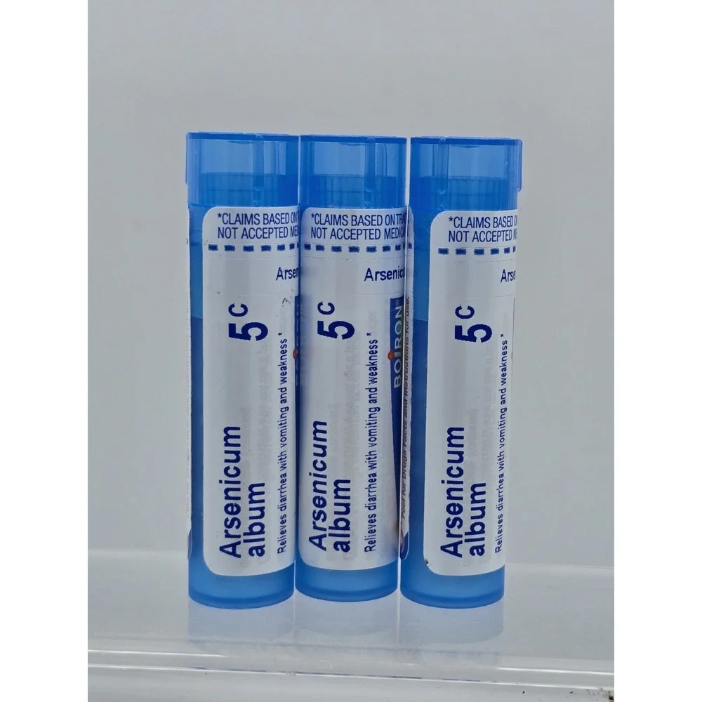 3 Lot Arsenicum Album 5 Homeopathic Medicine Food Poisoning - 240 Ct - EXP 03/28